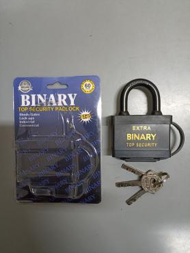 Замок навесной EXTRA BINARY 70 мм влагозащита /12/